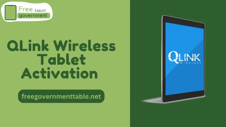 QLink Wireless Tablet Activation Guide