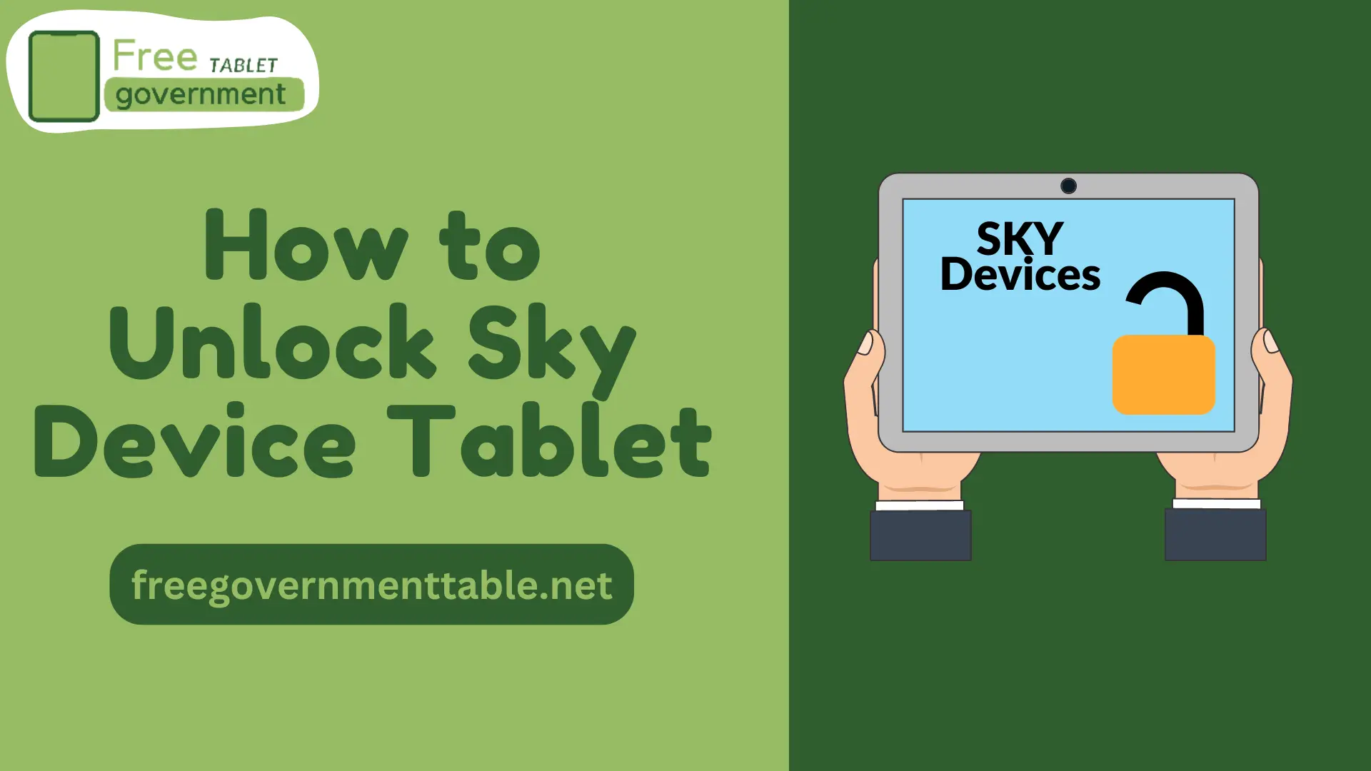 How to Unlock Sky Device Tablet