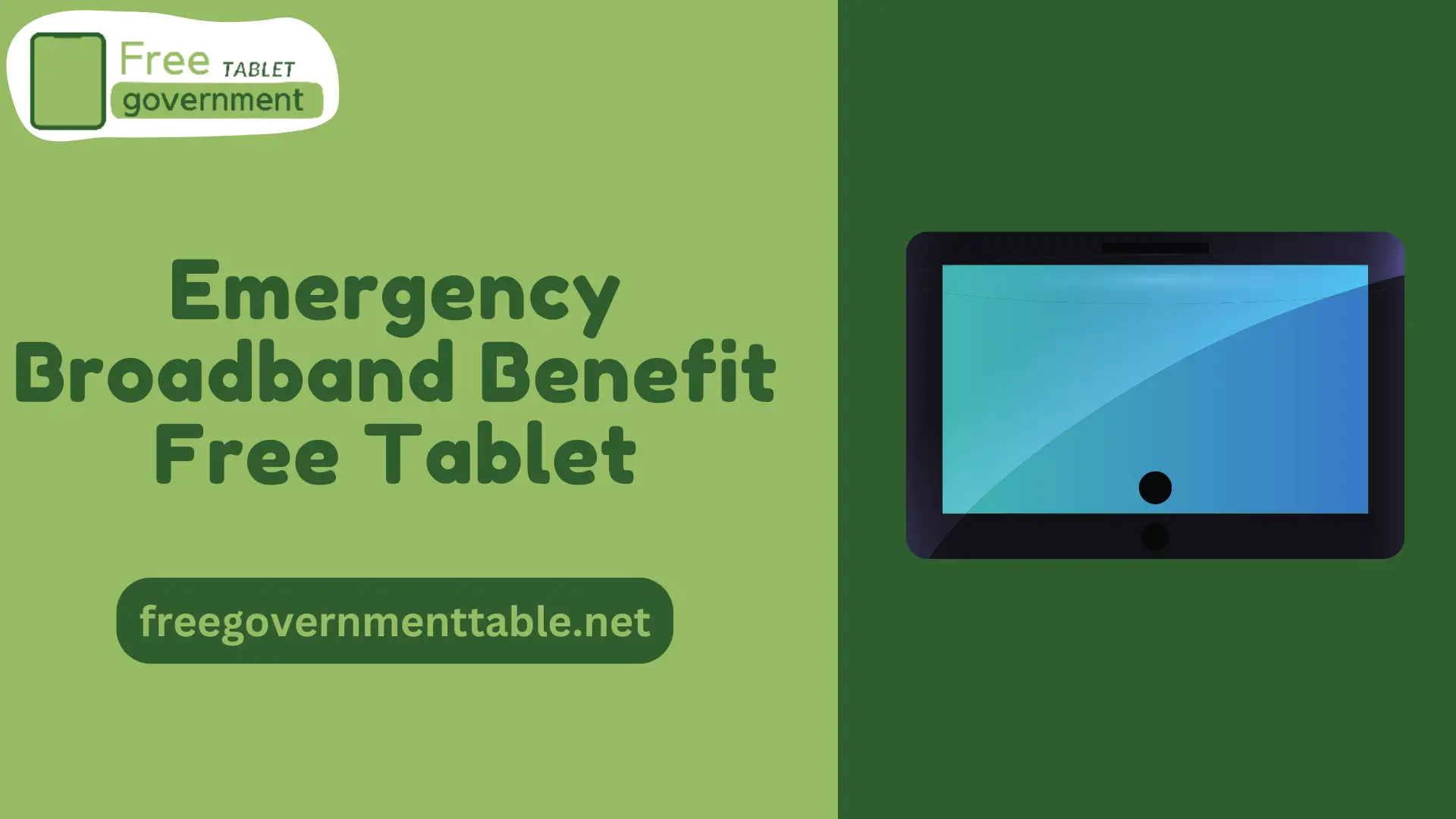Emergency Broadband Benefit Free Tablet